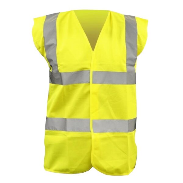 Hi Vis Waistcoat Yellow (10 Pack)