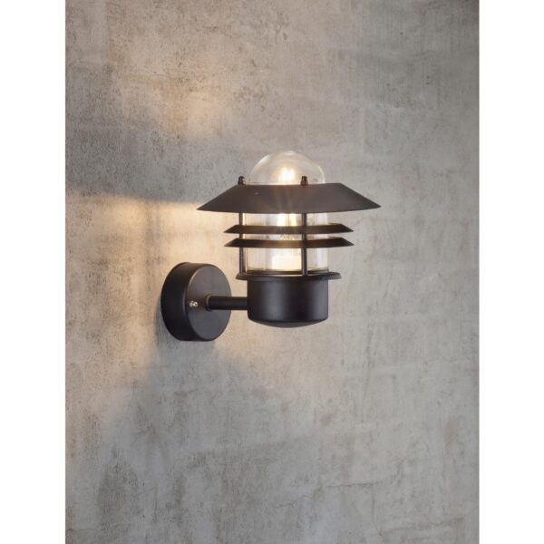 Nordlux Blokhus Up Outdoor Wall Light Black - Image 2