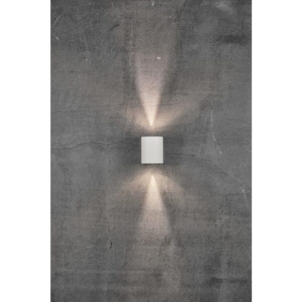 Nordlux Canto 2 Outdoor Wall Light White - Image 2