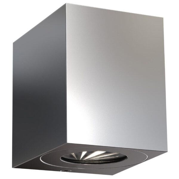 Nordlux Canto Kubi 2 Outdoor Wall Light Stainless Steel