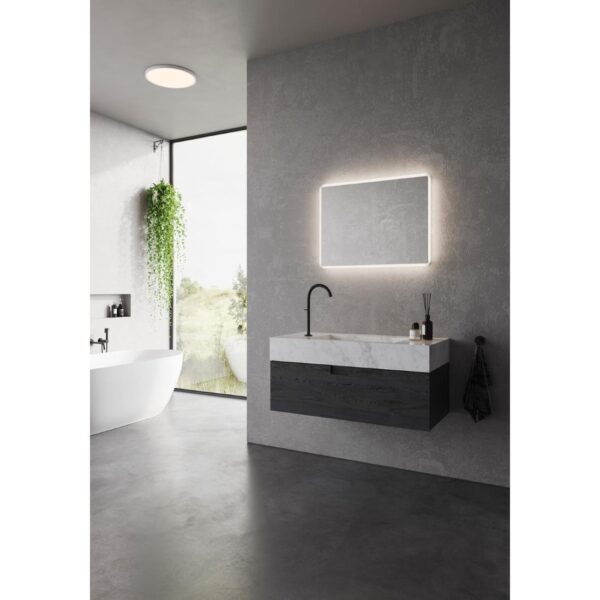 Nordlux Dovina Rectangular Mirror Wall Light Clear - Image 2