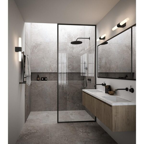 Nordlux Helva Double Basic Indoor Wall Light Black - Image 2