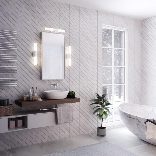 Nordlux Helva Double Basic Indoor Wall Light White - Image 4