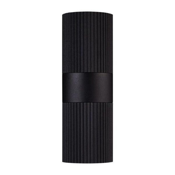 Nordlux Kyklop Ripple Outdoor Wall Light Black - Image 4