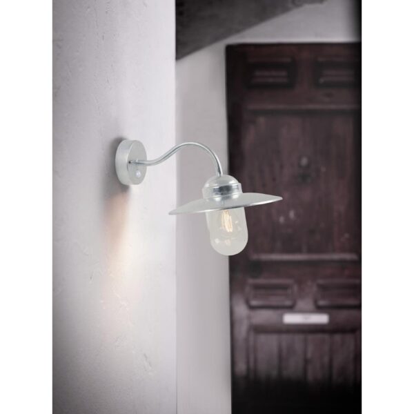 Nordlux Luxembourg Outdoor Wall Light with Sensor Galvanised - Image 2