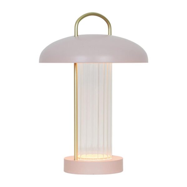 Nordlux Mirano Portable Indoor Table Lamp Dusty Rose - Image 3