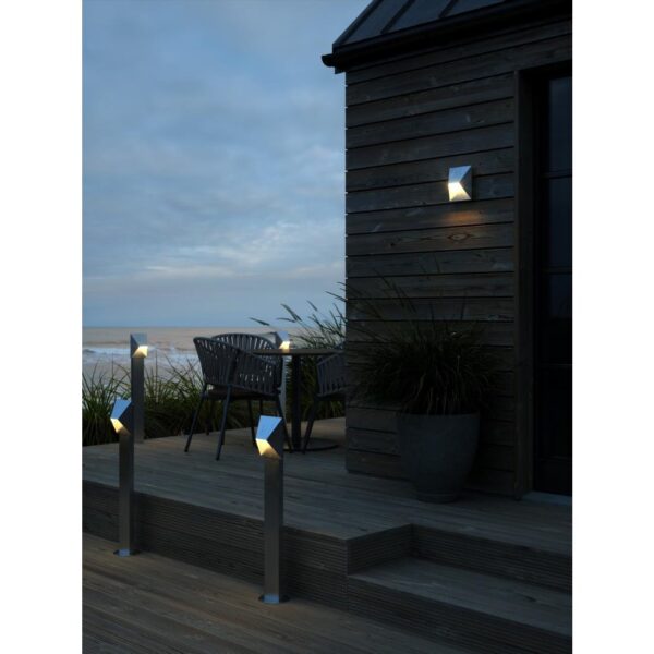Nordlux Pontio 15 Outdoor Wall Light Galvanised - Image 2