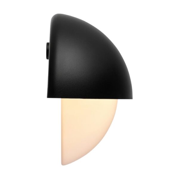 Nordlux Scorpius Maxi Round Outdoor Wall Light Black Plastic - Image 5
