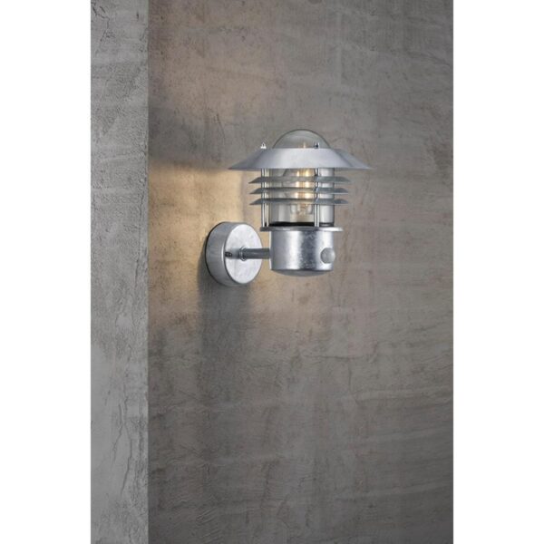 Nordlux Vejers Sensor Outdoor Wall Light Galvanised - Image 2