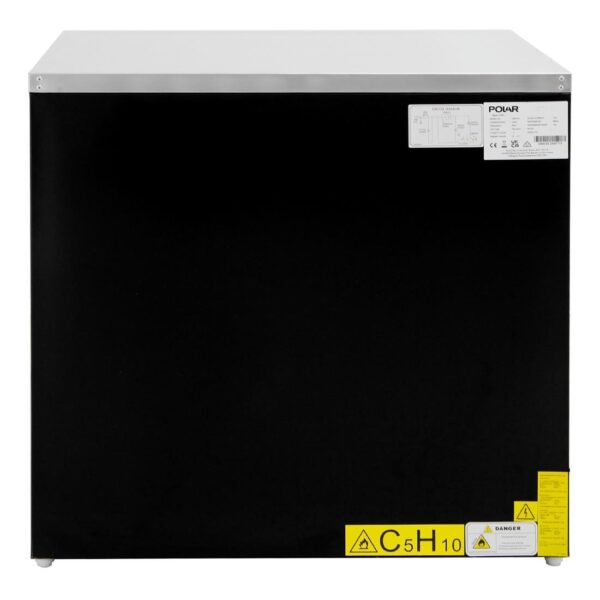 Polar G-Series Double Door Counter Fridge Black 257Ltr - Image 6