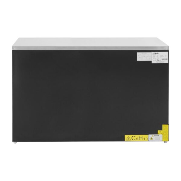 Polar G-Series Triple Door Counter Fridge Black 400Ltr - Image 2