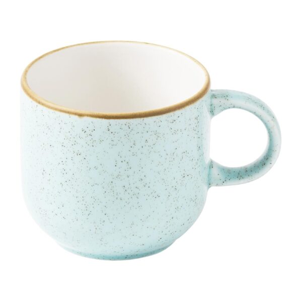 Churchill Stonecast Bubble Mugs Duck Egg Blue 440ml (6 Pack)