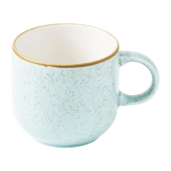 Churchill Stonecast Bubble Mugs Duck Egg Blue 340ml (12 Pack)