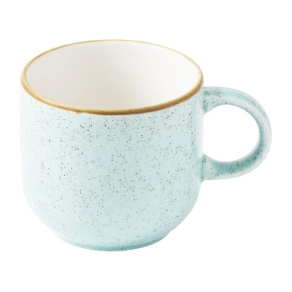 Churchill Stonecast Bubble Mugs Duck Egg Blue 280ml (12 Pack)