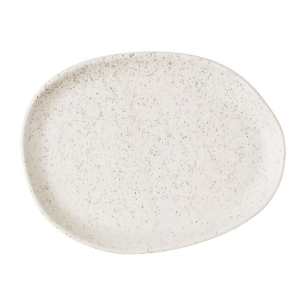 Churchill Stonecast Natural Organic Platters Barley White 260x200mm (6 Pack)