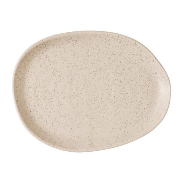 Churchill Stonecast Natural Organic Platters Nutmeg Cream 260x200mm (6 Pack)