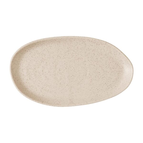 Churchill Stonecast Natural Organic Platters Nutmeg Cream 260x150mm (6 Pack)