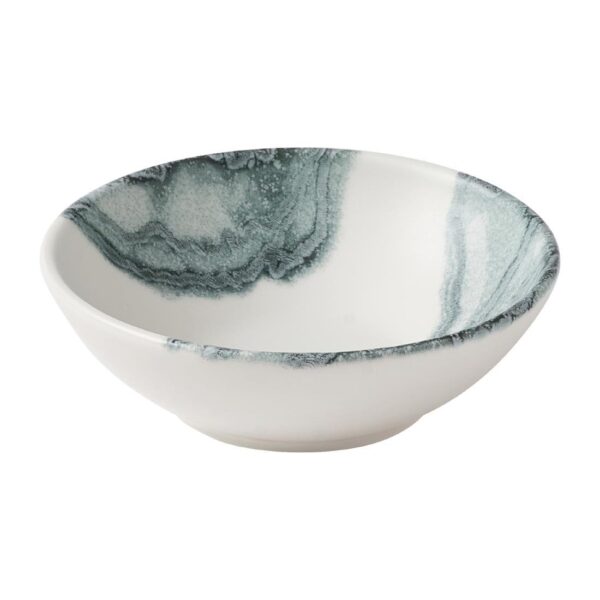Churchill Tide Shallow Bowls Black 130mm (12 Pack)