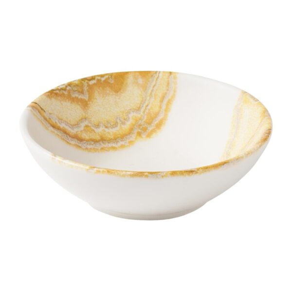 Churchill Tide Shallow Bowls Gold 116mm (12 Pack)