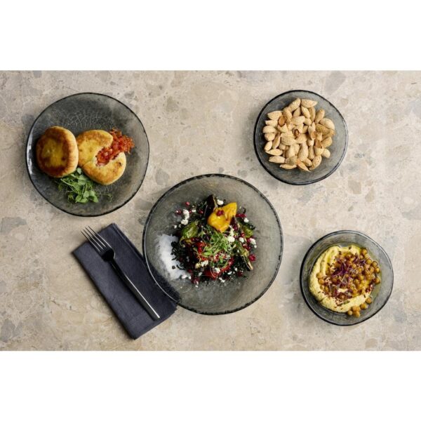 Churchill Viana Organic Glass Bowls Dusk 170mm (6 Pack) - Image 4