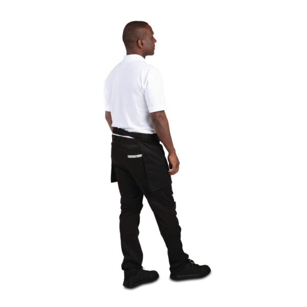 Whites Short Bistro Apron Black (5 Pack) - Image 7