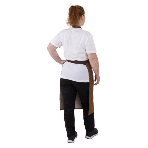 Southside Bib Apron Denim Tan - Image 4