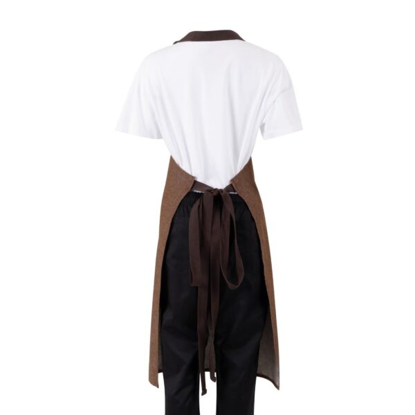 Southside Bib Apron Denim Tan - Image 7