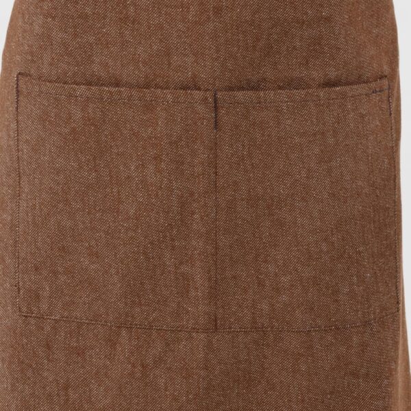 Southside Bib Apron Denim Tan - Image 10