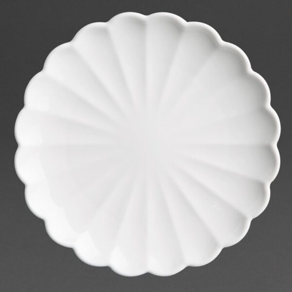 Olympia Bloom Scalloped Plates White 175mm (6 Pack) - Image 6