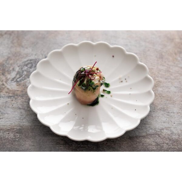 Olympia Bloom Scalloped Plates White 175mm (6 Pack) - Image 4