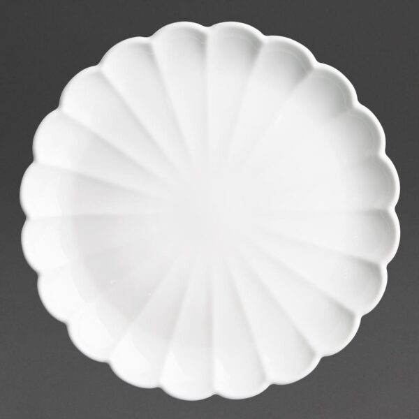 Olympia Bloom Scalloped Plates White 276mm (4 Pack) - Image 7