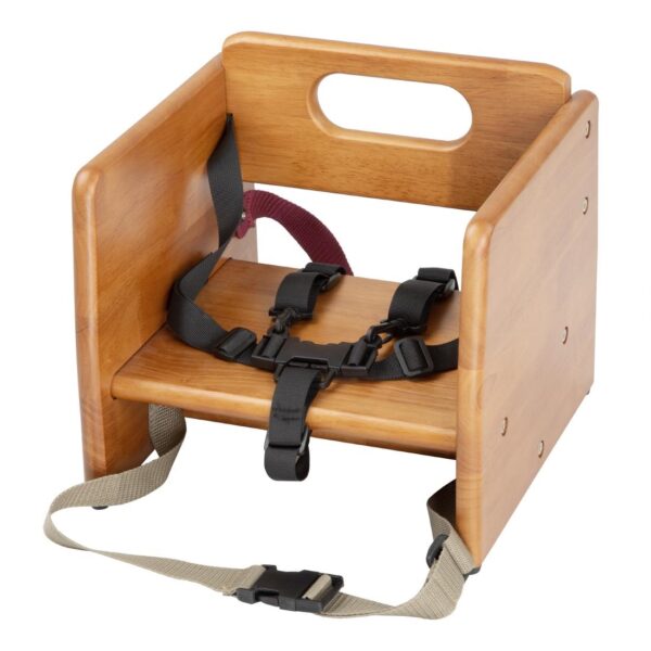 Bolero Booster Seat Natural Wood - Image 2