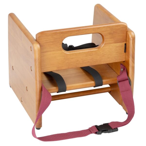 Bolero Booster Seat Natural Wood - Image 4