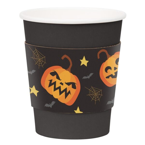 Fiesta Recyclable Halloween Cup Sleeves for 8oz Hot Cups (100 Pack) - Image 3