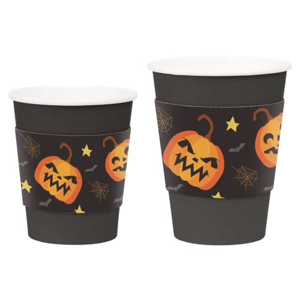 Fiesta Recyclable Halloween Cup Sleeves for 8oz Hot Cups (100 Pack) - Image 5