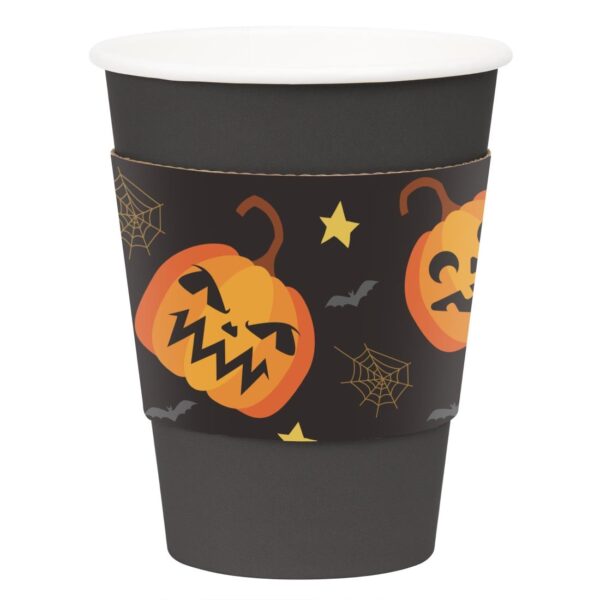 Fiesta Recyclable Halloween Cup Sleeves for 12oz Hot Cups (100 Pack) - Image 3