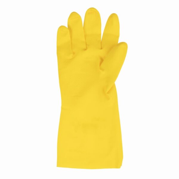Ansell AlphaTec 87-190 Econohands Rubber Gloves Yellow (12 Pack) - Image 4