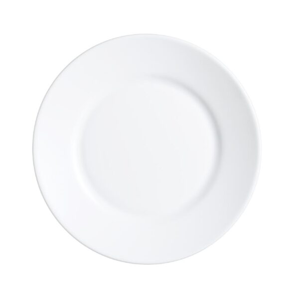 Arcoroc Opal Restaurant Wide Rim Plates 235mm (6 Pack)