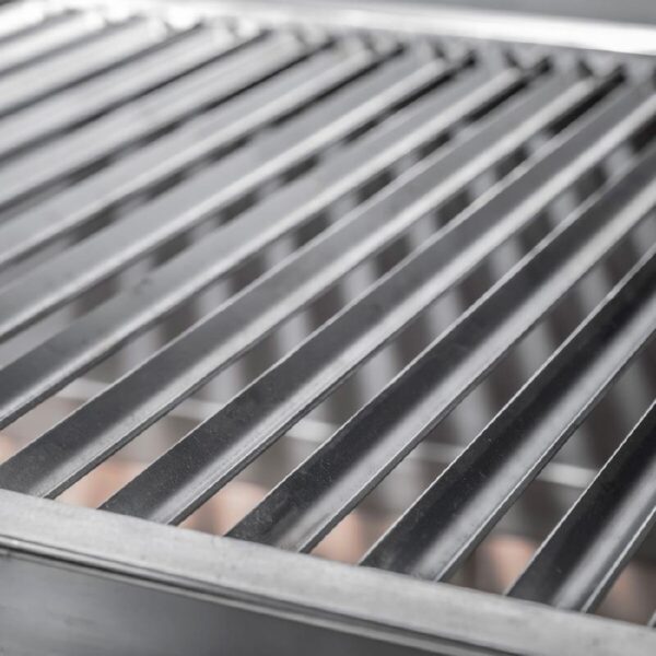 Pujadas Open Grill with V-Shaped Bars and Mobile Cabinet - Image 2