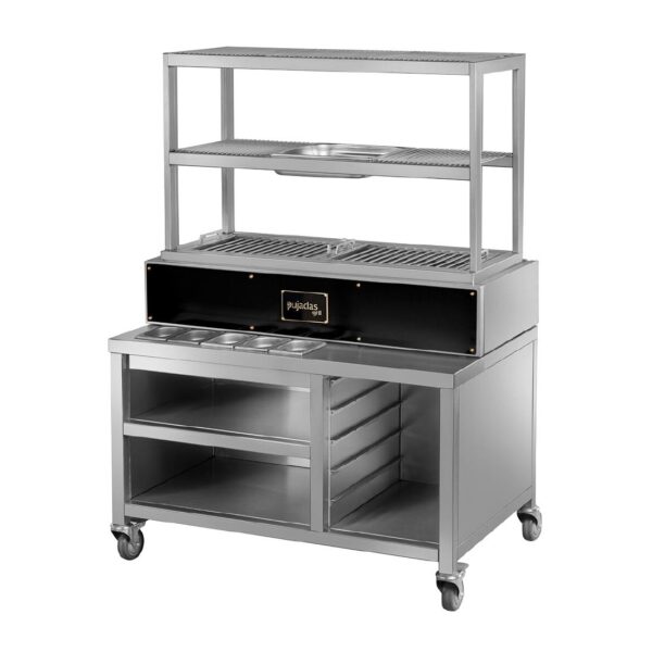 Pujadas Robata Grill with Mobile Cabinet