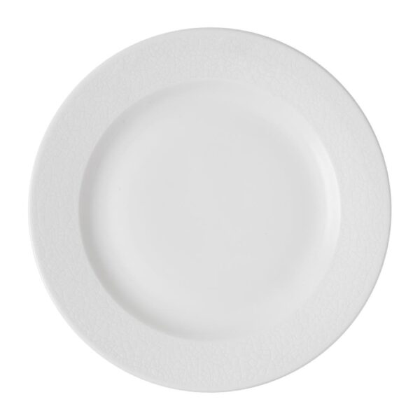 Churchill Viana Footed Plates 261mm White (12 Pack)