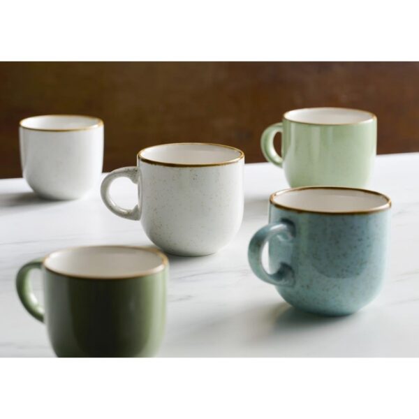 Churchill Stonecast Bubble Mugs Barley White 440ml (6 Pack) - Image 3