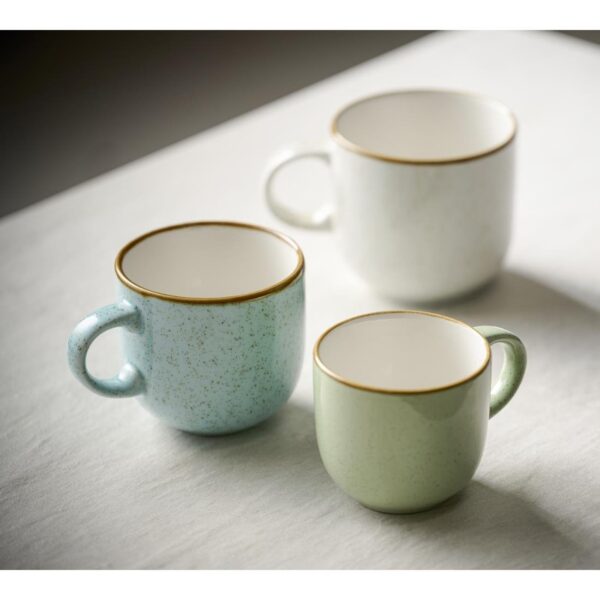 Churchill Stonecast Bubble Mugs Barley White 440ml (6 Pack) - Image 2