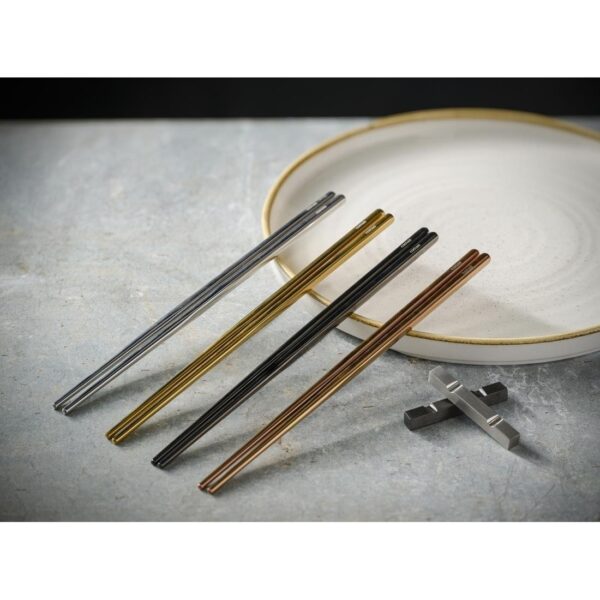 Comas Kyoto Chopsticks Silver 230mm (12 Pack) - Image 3