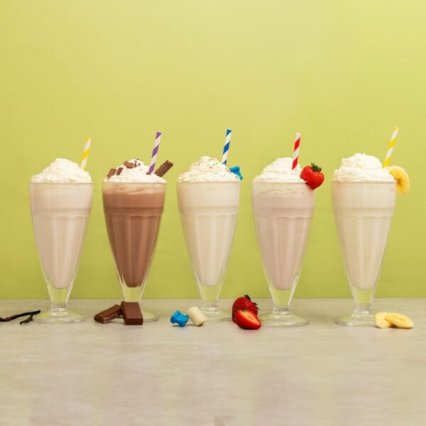 Dinoshakes Sugar Free Vanilla Milkshake Mix 1Ltr - Image 3