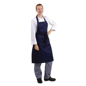 Whites Bib Apron  Navy Blue