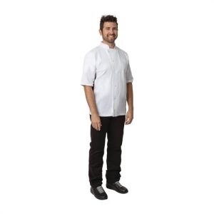 Whites Nevada Black and White Unisex Chefs Jacket
