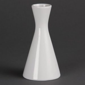 Olympia Whiteware Bud Vases 140mm (Pack of 6)