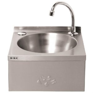 Basix Stainless Steel Knee Operated Hand Wash Basin