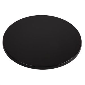Werzalit Pre-drilled Round Table Tops Black